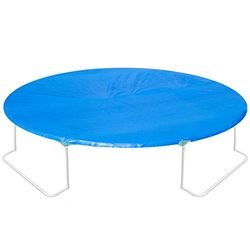 Ultrasport Trampoline hoes, perfecte pasvorm voor trampolines maat 366 cm, eenvoudig in gebruik door veilige constructie, UV- en weerbestendig, robuust, waterdicht en stabiel, sterke PVC-folie, Blauw