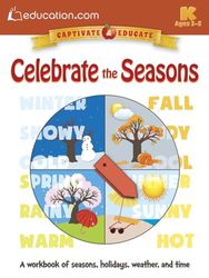 Celebrate the Seasons: A Workbook of Seasons, Holidays, Weather, and Time