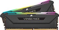 Corsair VENGEANCE RGB PRO SL 64GB (2x32GB) DDR4 3600MHz C18 Illuminated Desktop Memory Kit (10 Individually Addressable RGB LEDs, Optimised for Bandwidth and Response Times) Black