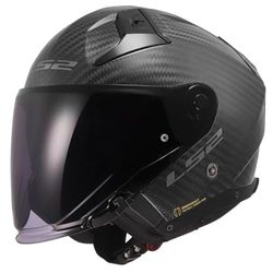 LS2, Casque Moto Jet INFINITY II CARBON Matt Carbon, S