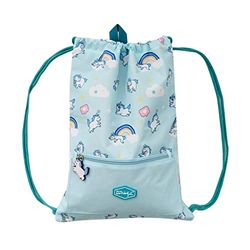 Mr.Wonderful Borsa con Coulisse per Bambini, RPET, Multicolore, Standard