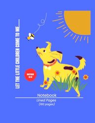 Children’s Notebook - Lined 160 Pages (Puppies)