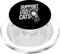 Apoya a tus gatos callejeros locales PopSockets PopGrip para MagSafe