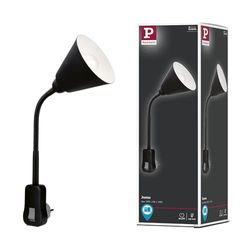 Paulmann Junus Lampe à fiche secteur Avec bras flexible Lampe enfichable Noir