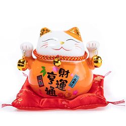 lachineuse Pequeno mealheiro gato japonês Maneki Neko