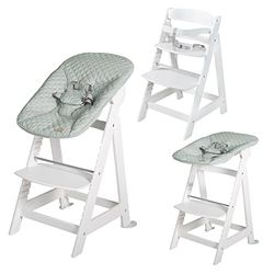 roba Born Up trapstoel, set 2-in-1, roba style frosty green', met ligfunctie, vanaf de geboorte
