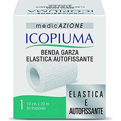 Icopiuma Benda Garza Elastica Autofissante, 10 cm x 20 M, 1 unità