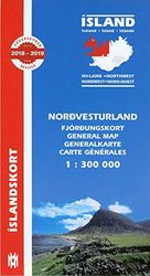 North West Iceland Map 1:300 000: Generalkarte