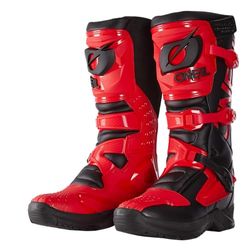 O'NEAL RSX, Boot Unisex Adult, Black Red, 11.5 UK