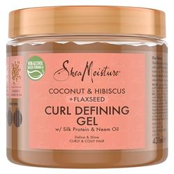 SheaMoisture - Coconut & Hibiscus Defining Styling Gel sulphate and silicone-free for thick, coily and curly hair 431 ml