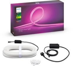 Philips Hue Outdoor Lightstrip 5 meter: LED-ljusslinga för utomhusbruk, Philips Hue White and Color, Zigbee, trådlös, kompatibel med Amazon Alexa, Google Home Assistant och Siri