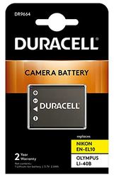 Duracell DR9664 - Bateria para câmara digital 3,7 V, 630 mAh (substitui a bateria original da Nikon EN-EL10)