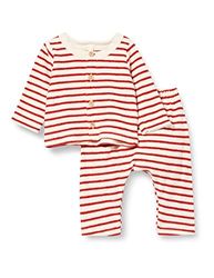 Petit Bateau 2-delige set, uniseks, baby, A050M, gemengde baby, AVALANCHE/STOP, 1 meses