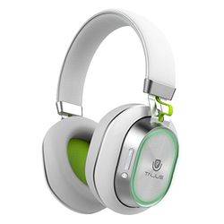 Talius HPH-5004BT Auriculares Bluetooth CSR 4.0, iluminación LED RGB, Color Blanco