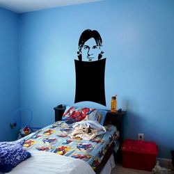 Ambiance Sticker Leisteen schoolbord – muurstickers zelfklevend afwasbaar – Lionel Messi – H200 x L85 cm