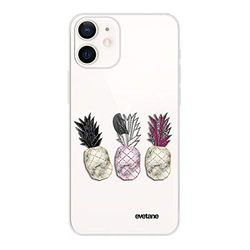 Fodral för 5,4 tum iPhone 12 Mini, Trio ananas