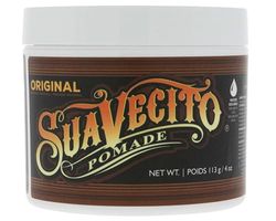 Suavecito Pomade Original Hold, Pomada para el Cabello de Agarre Medio para Hombres, Cera a Base de Agua de Brillo Medio, Fácil de Lavar, Agarre Duradero para Todo Tipo de Peinados, 4oz/113g