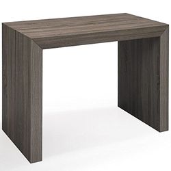Menzzo Table Console Nassau XL Chêne Cérusé Foncé