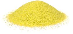 Heku 30330-10 Decorative Coloured Sand Yellow 750 g in Resealable Tin, 750g / Körnung 0,1mm