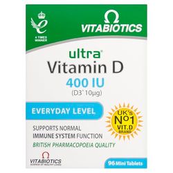 Vitamin D Tablets 400iu, Vitabiotics Ultra
