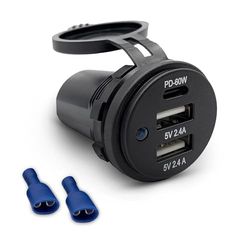 Offgridtec USB dubbelt uttag USB-A/USB-C 5 V