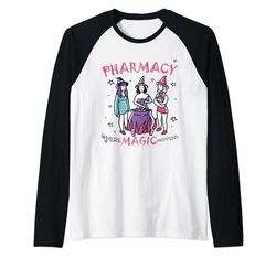 Farmacia | Farmacia Dove accade la magia Maglia con Maniche Raglan