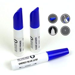 SD COLORS ENERGY BLUE LV5F New Touch Up Paint Pen REPAIR KIT 12ML SCRATCH CHIP BRUSH COLOR CODE LV5F ENERGY BLUE (PAINT+PRIMER+LACQUER)