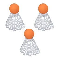 alldoro 60052 Racket fjäderbollar, set med 3, flerfärgade
