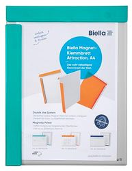 Exacompta - Ref. 19393E - 1 Plastic rimmed magnetic clipboard for A4 - Turquoise