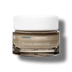 KORRES BLACK PINE 4D Bio-ShapeLift Plumping Night Cream for Firm Skin, Dermatologically Tested, Vegan, 40 ml