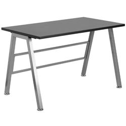 Flash Furniture High Profile Schreibtisch, Schwarz