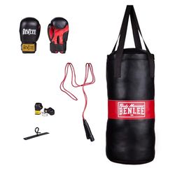 BENLEE Rocky Marciano Boxing Bag Set Punchy Conjunto de saco de boxe, infantil, preto, tamanho único