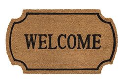 Hamat - Felpudo Ruco Print Shape Welcome Natural - 40 x 70 cm