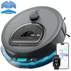 Lefant M330 Pro Robot Aspirateur Laveur 3 en 1, Aspirateur Robot 5000Pa d'Aspiration, Navigation dToF, Cartographie, Zones Virtuelles, Évitement d'obstacles PSD, 150min, Connecté par Alexa/APP/WiFi