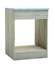 Demeyere 13Casa - Native A3 - Base forno. Dim: 60x60x84,5 h cm. Col: Rovere. Mat: Truciolare.
