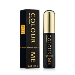 COLOUR ME Gold Femme Profumo da donna, Eau de Parfum 50 ml, Fragranza di lusso - Profumo da donna, persistente Profumi di Milton-Lloyd