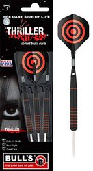 Bull' s Thriller Steel Dart, Nero, 21 G
