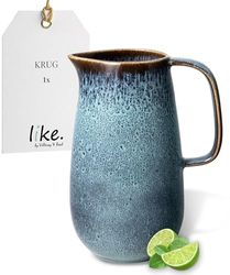 like. by Villeroy & Boch 10-4282-0730 jug, Stoneware, 17x13x23cm, Blau