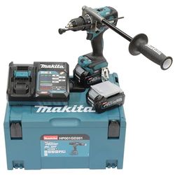 Makita Perceuse visseuse à percussion 40 v max li-ion 2,5 ah xgt ø 13 mm makita - hp001gd201
