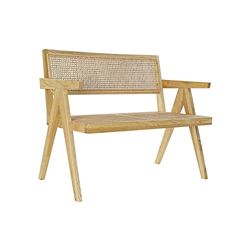 DKD Home Decor Bench with Back, Standard