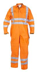 Hydrowear 043418 Melbourne multistandard FR AST RWS Coverall, 49% bomull/50% polyester/1% antistatisk fiber, 52 storlek, orange