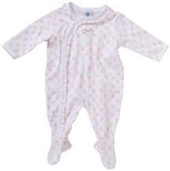 Sanetta Baby – pyjamas för flickor (en del), prickad 220812, Rosa (10), 74 cm