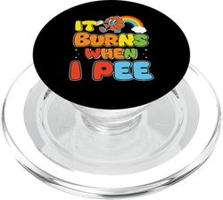 ¡Es Divertido Decir "se Quema Cuando Orino"! Sarcástico, PopSockets PopGrip para MagSafe