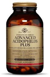 SOLGÄR - ADVANCED ACIDOPHILUS PLUS | Con L. acidophilus LA-5 y B. lactis BB-12 para una flora intestinal saludable - 120 cápsulas