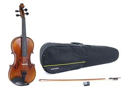 GEWA Maestro 2 VL 4 Violin Set 1/2 Ready to Play Including Shape Case, Massaranduba Bow and Larsen Aurora Strings