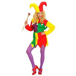 Ladies Jolly Jester Costume Small UK 8-10 for Clown Fancy Dress