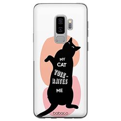 ERT GROUP etui na telefon Samsung S9 PLUS, case oryginalny i oficjalnie licencjonowany przez Babaco, wzór Cats 003, optymalnie dopasowane, plecki z TPU