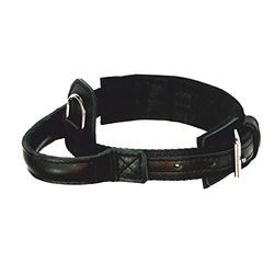 Dingo Gear S04012 Collier pour Chien en polypropylène Fait Main avec poignée Solide réglable Noir 300 g