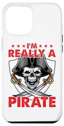 Carcasa para iPhone 13 Pro Max I'm Really A Pirate Muleta Silla de Ruedas Amputación