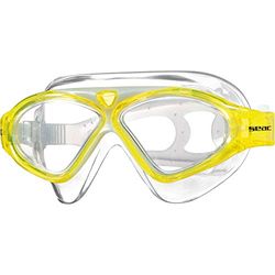 SEAC Vision JR Gafas de natación en la Piscina y en el mar, Unisex niños, Amarillo, Small